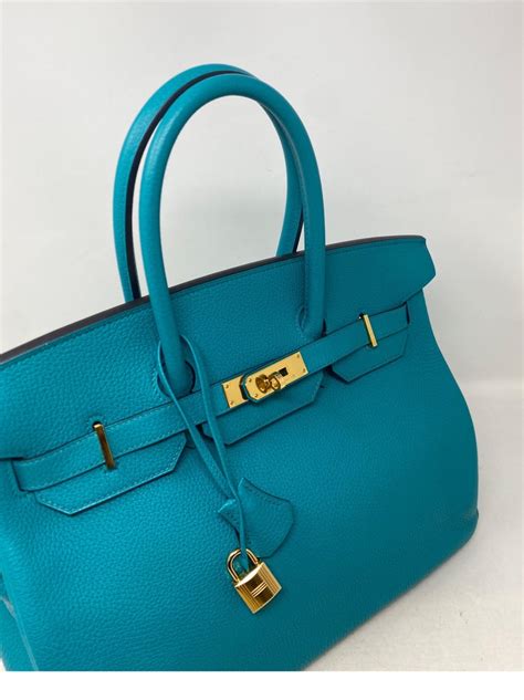 Hermes Blue Paon Birkin 